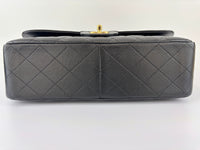 Black Caviar Jumbo Classic Double Flap Bag GHW