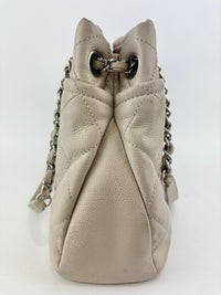 Medium Timeless CC Soft Tote Quilted Caviar Leather Bag