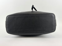 Costanza Black Leather Bucket Bag