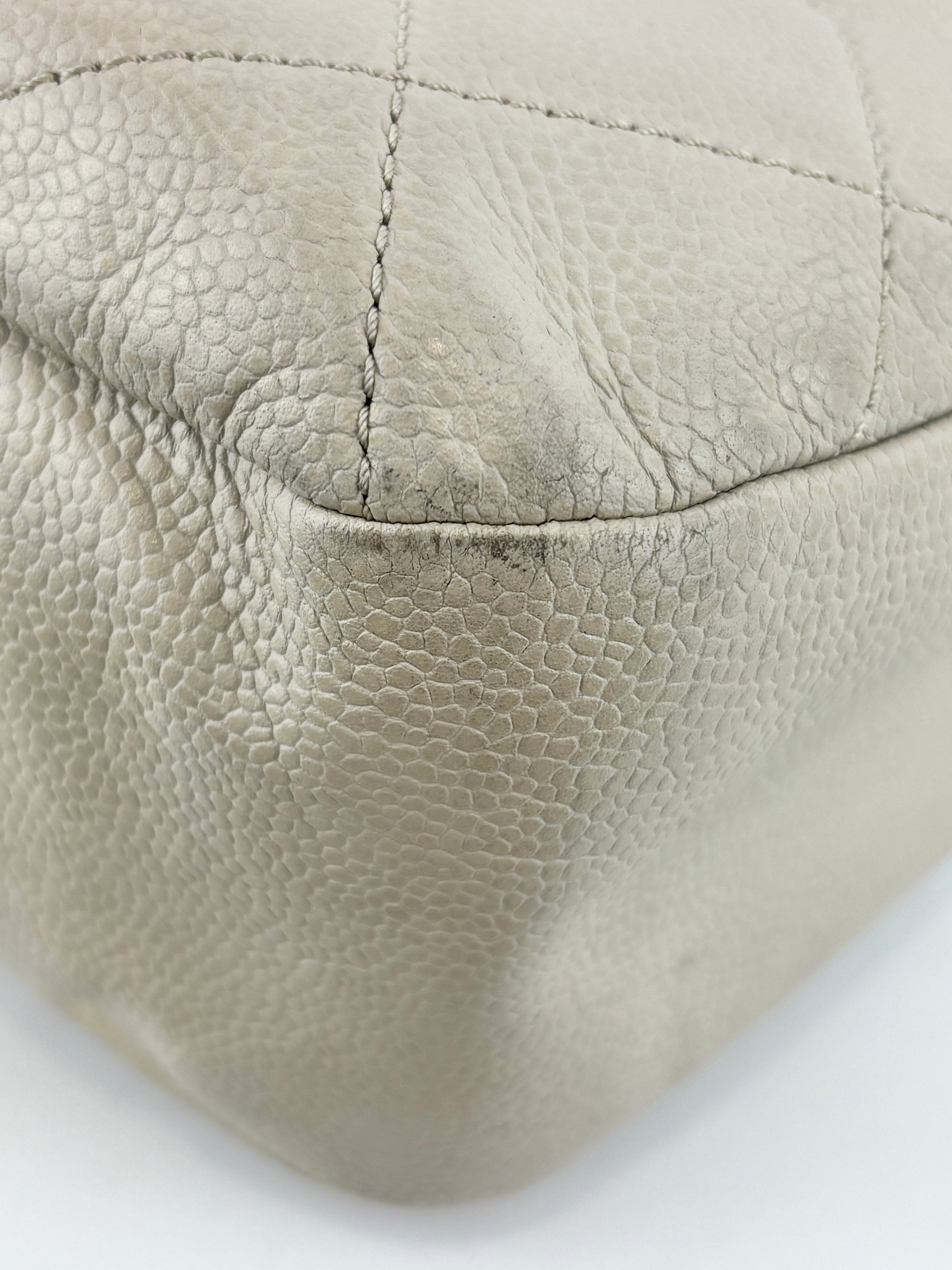 Medium Timeless CC Soft Tote Quilted Caviar Leather Bag