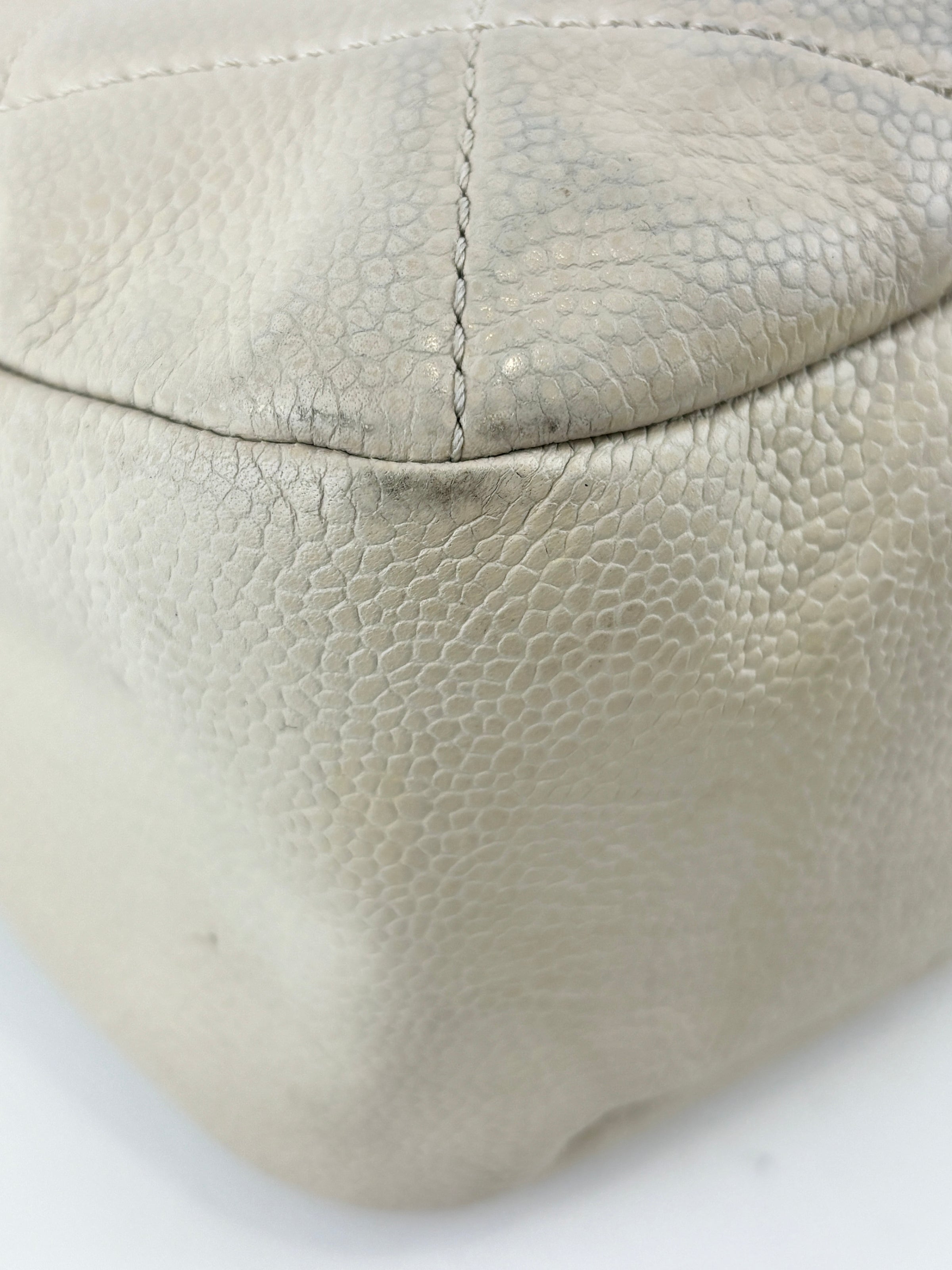 Medium Timeless CC Soft Tote Quilted Caviar Leather Bag
