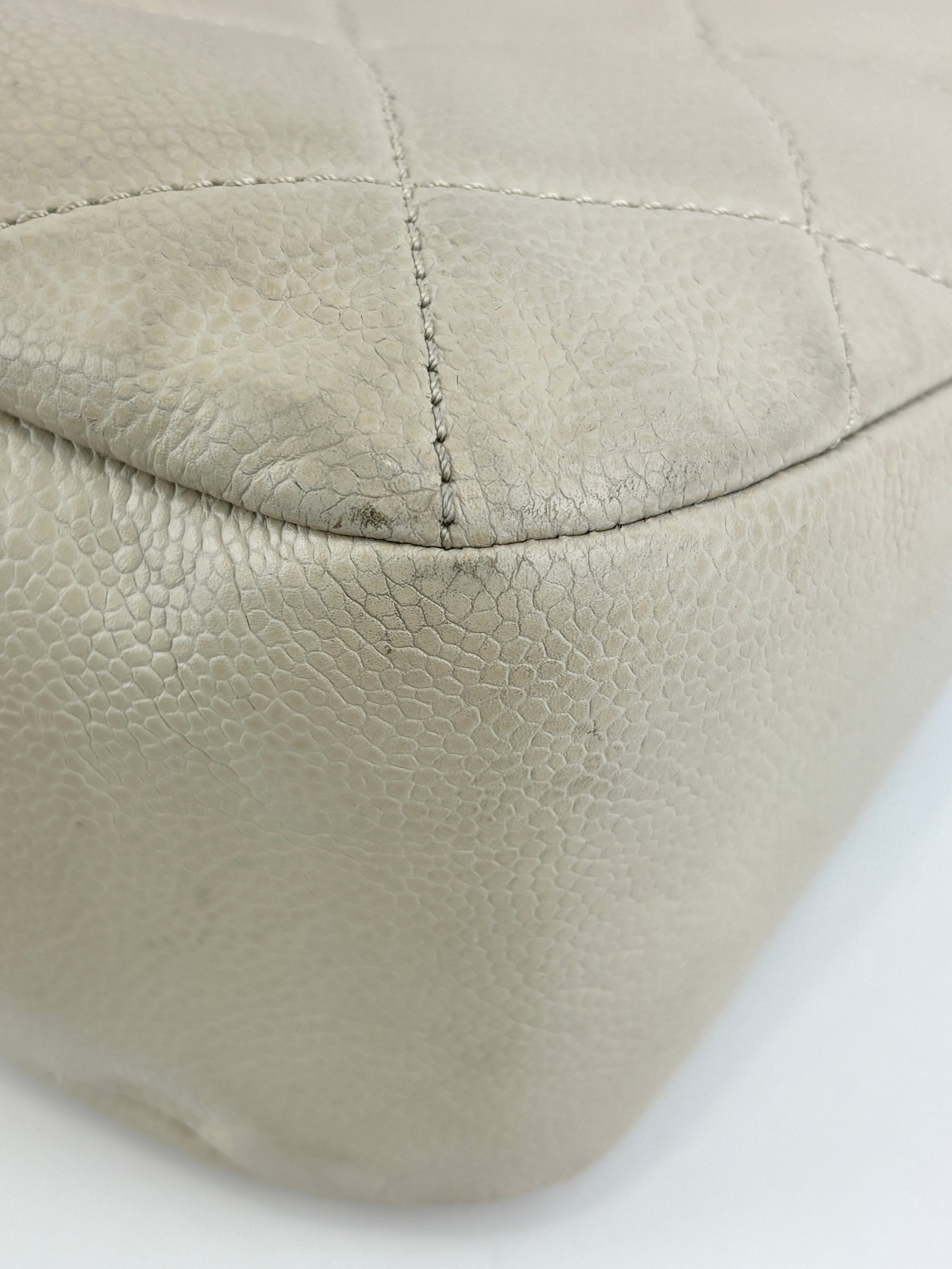 Medium Timeless CC Soft Tote Quilted Caviar Leather Bag