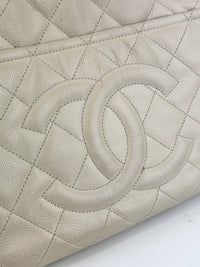 Medium Timeless CC Soft Tote Quilted Caviar Leather Bag