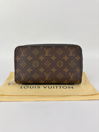 M61506 Monogram Macassar Zippy XL Long Wallet Brown