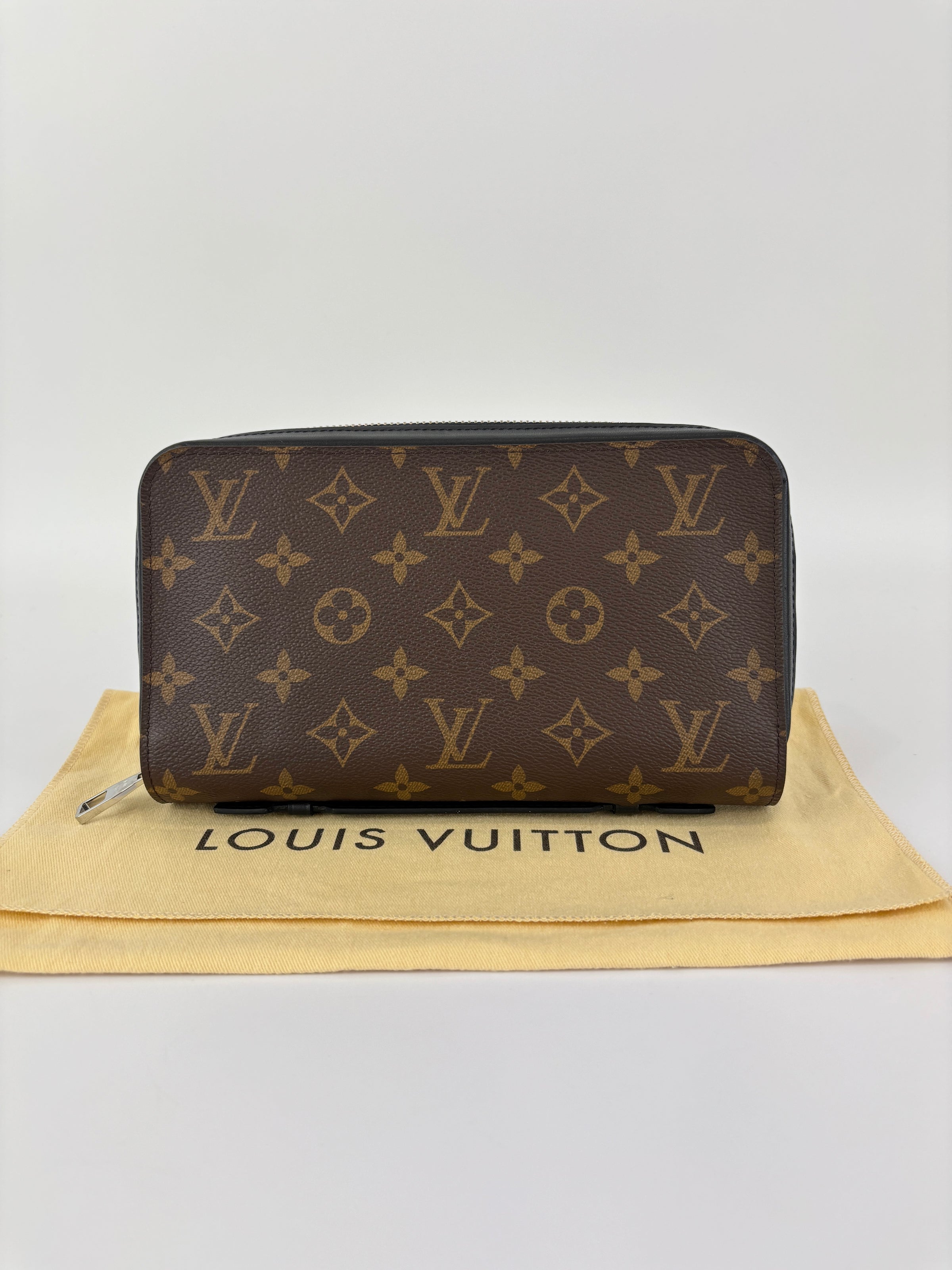 M61506 Monogram Macassar Zippy XL Long Wallet Brown