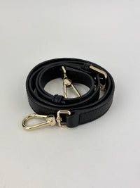 Costanza Black Leather Bucket Bag
