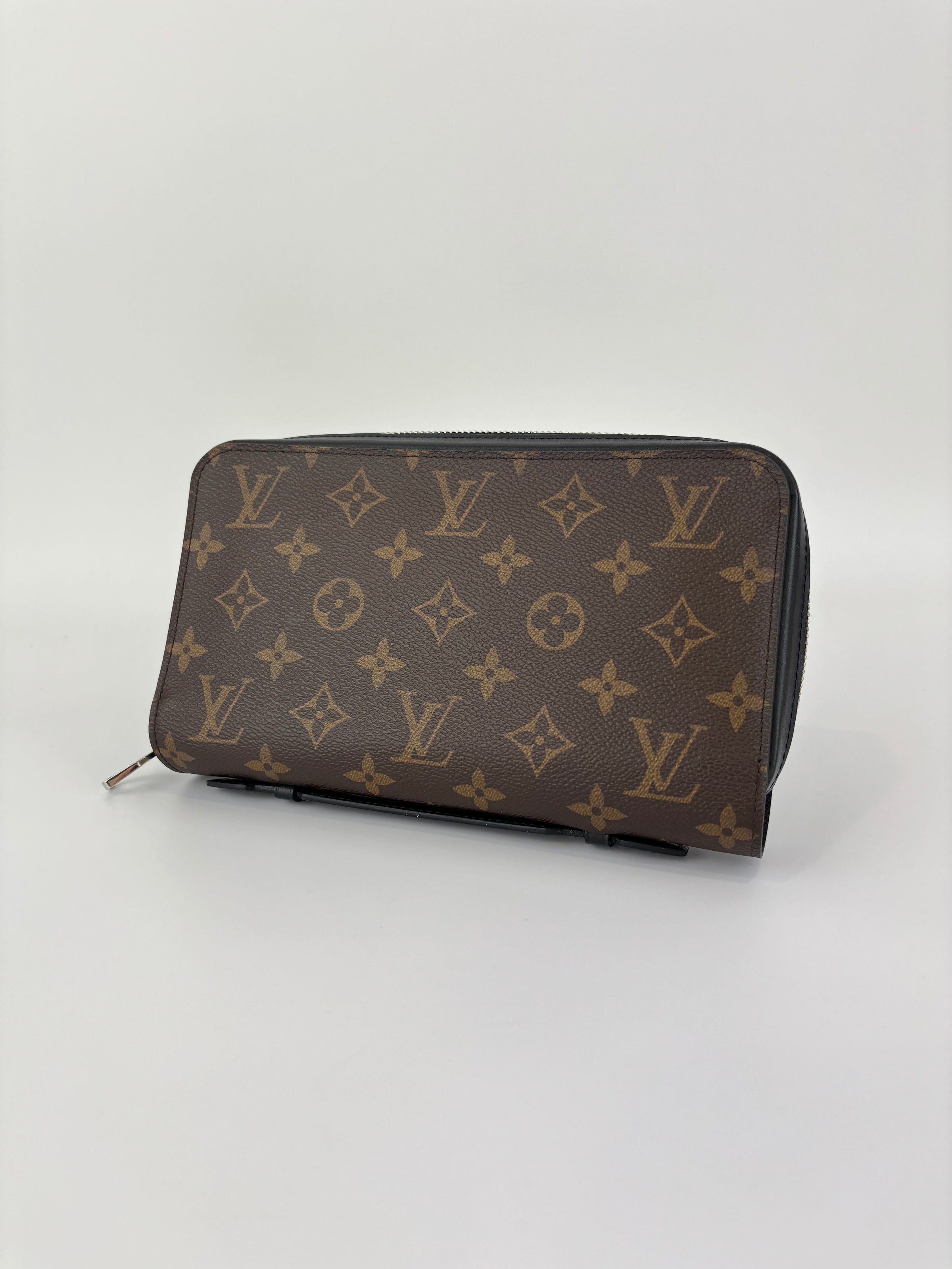 M61506 Monogram Macassar Zippy XL Long Wallet Brown