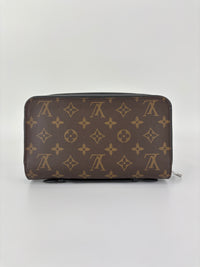 M61506 Monogram Macassar Zippy XL Long Wallet Brown