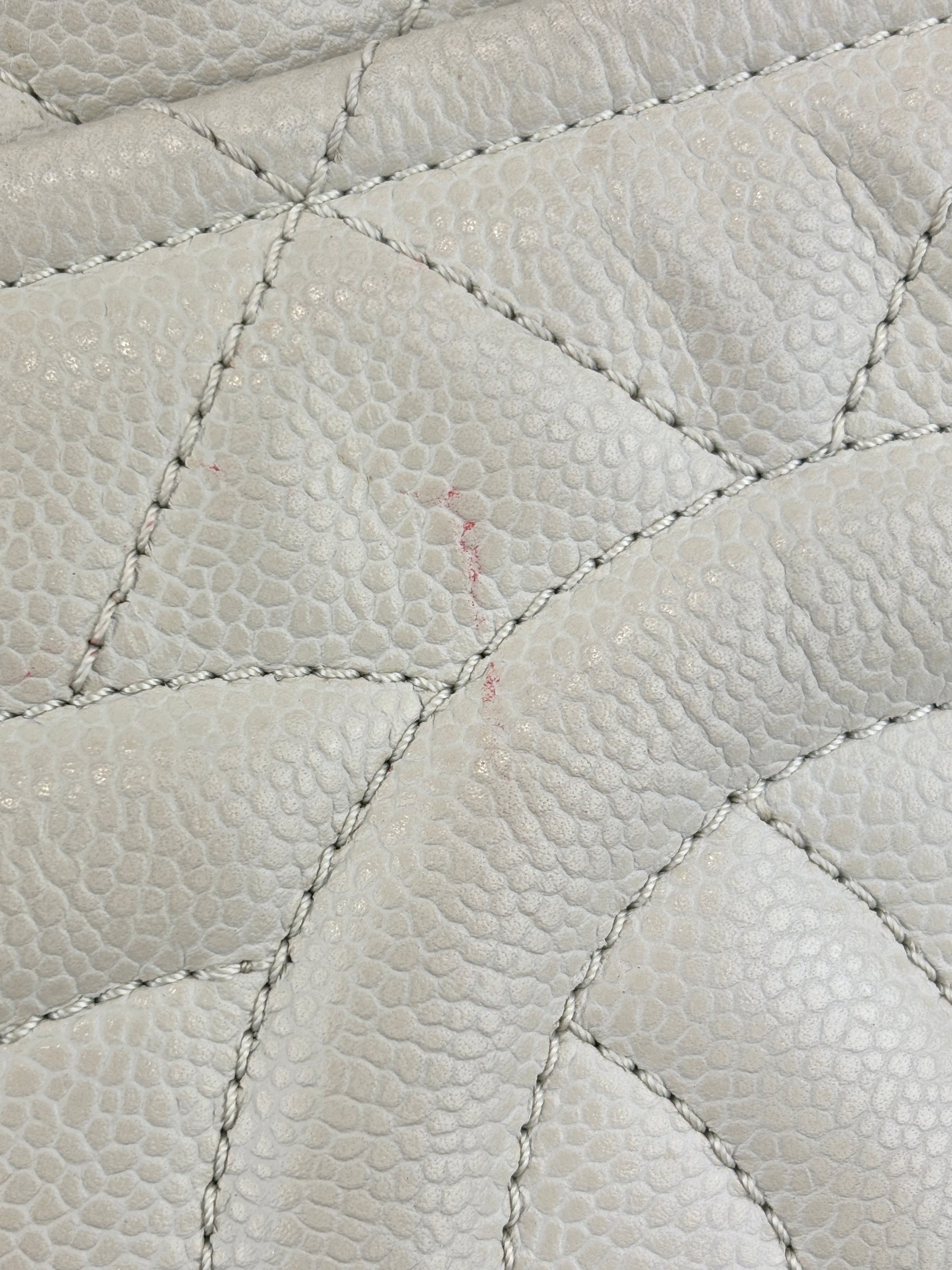 Medium Timeless CC Soft Tote Quilted Caviar Leather Bag