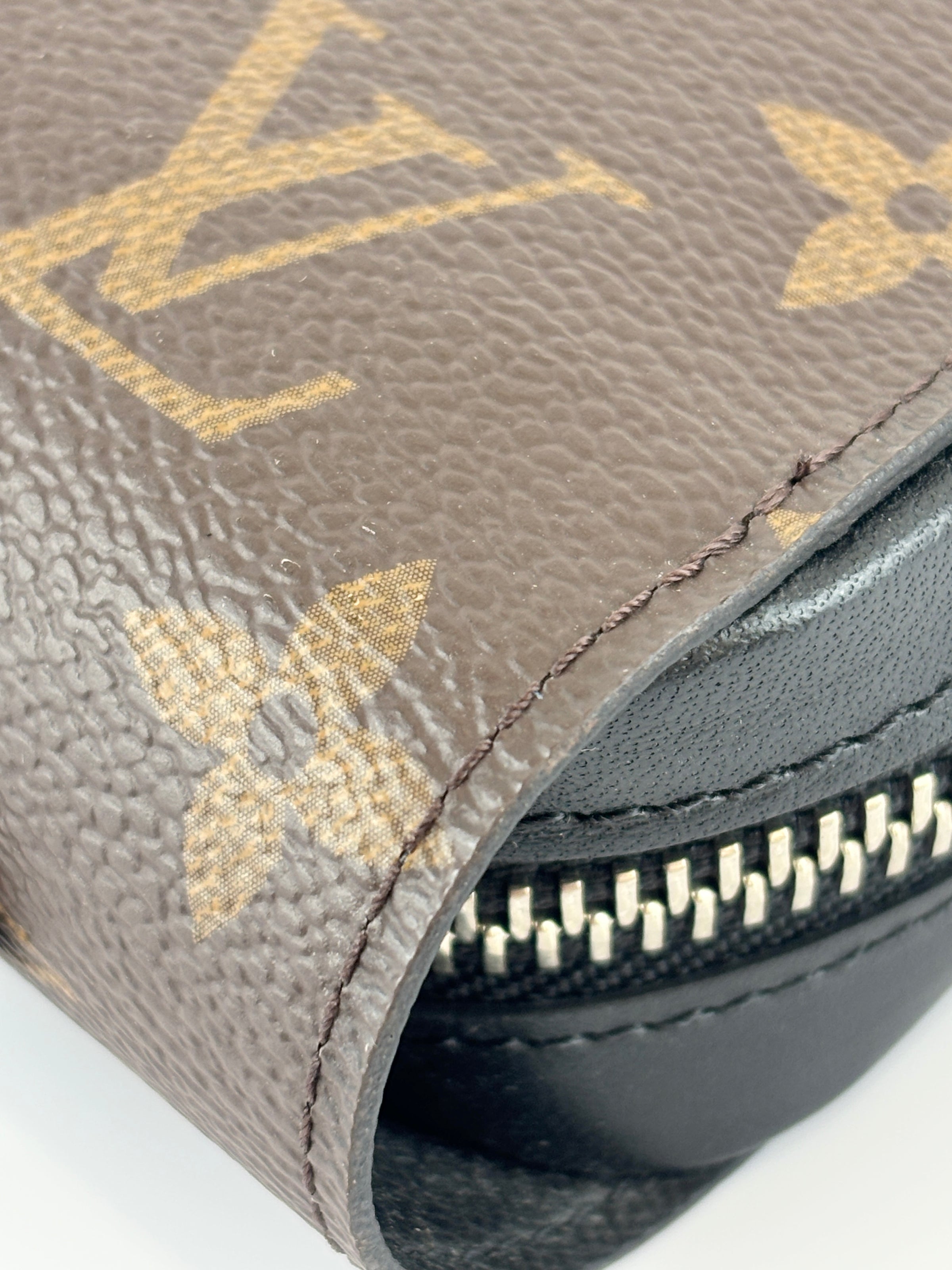 M61506 Monogram Macassar Zippy XL Long Wallet Brown
