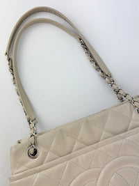 Medium Timeless CC Soft Tote Quilted Caviar Leather Bag