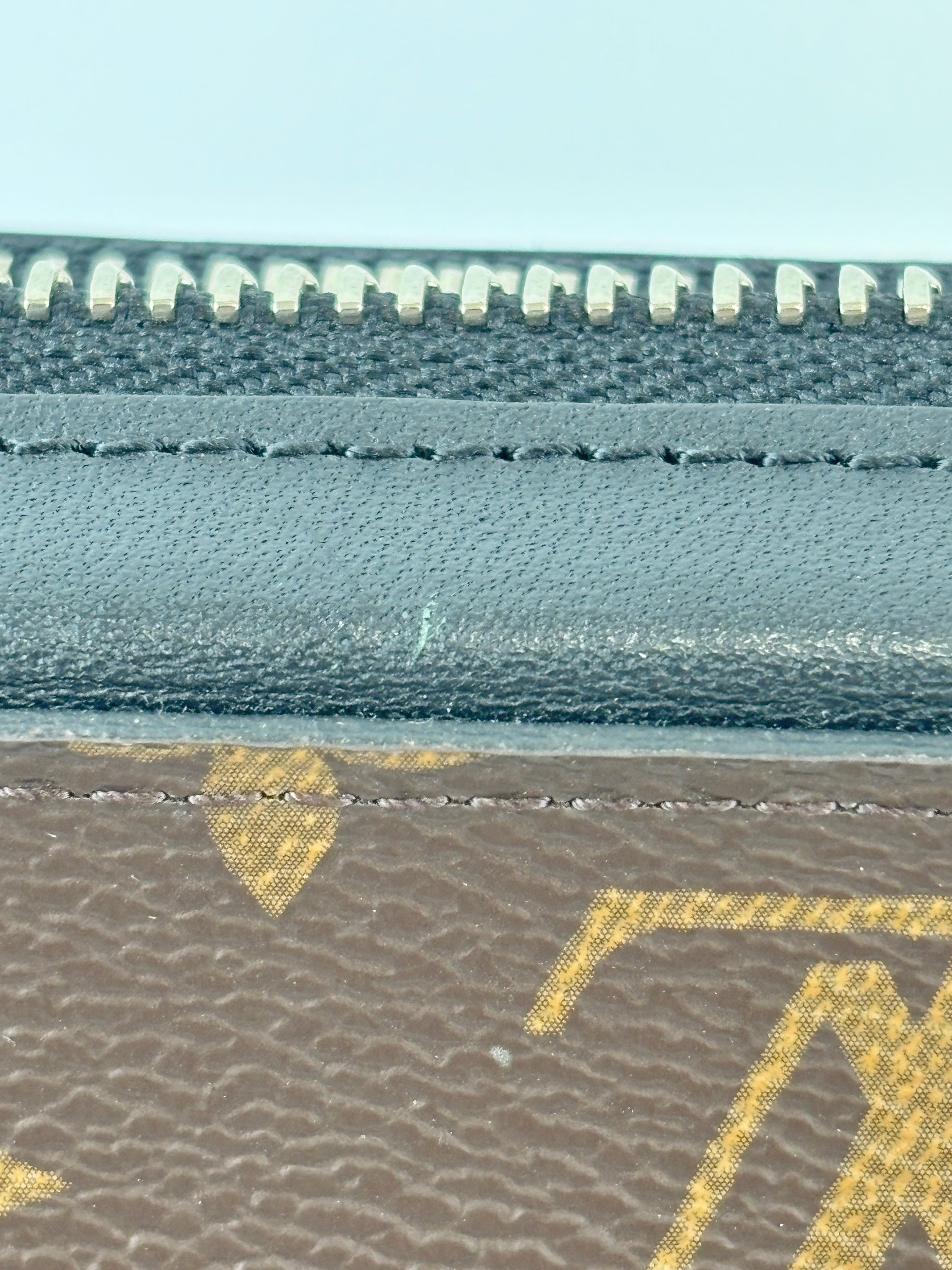M61506 Monogram Macassar Zippy XL Long Wallet Brown