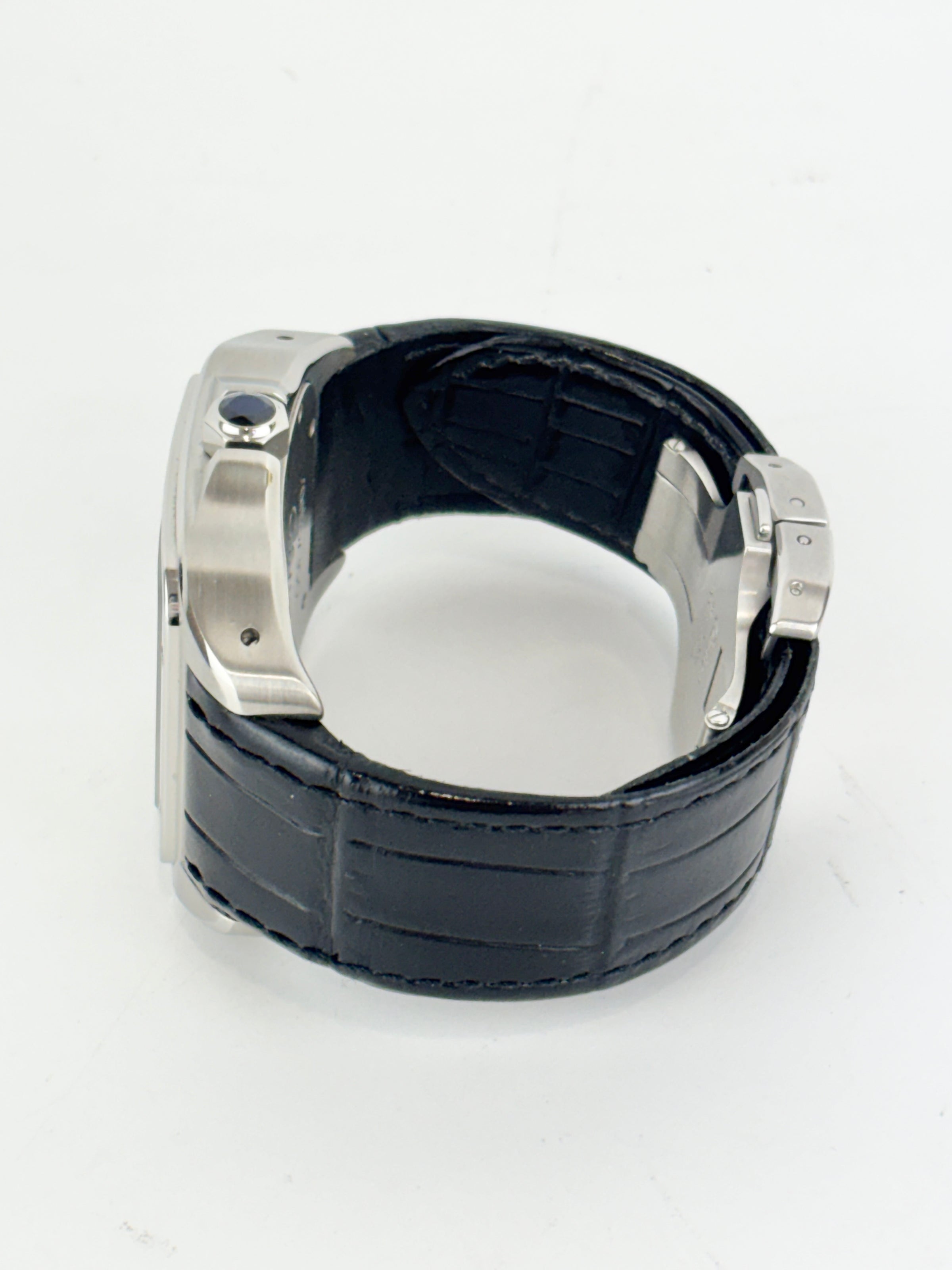 Santos 100 Large Steel Watch