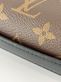 M61506 Monogram Macassar Zippy XL Long Wallet Brown