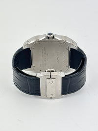 Santos 100 Large Steel Watch
