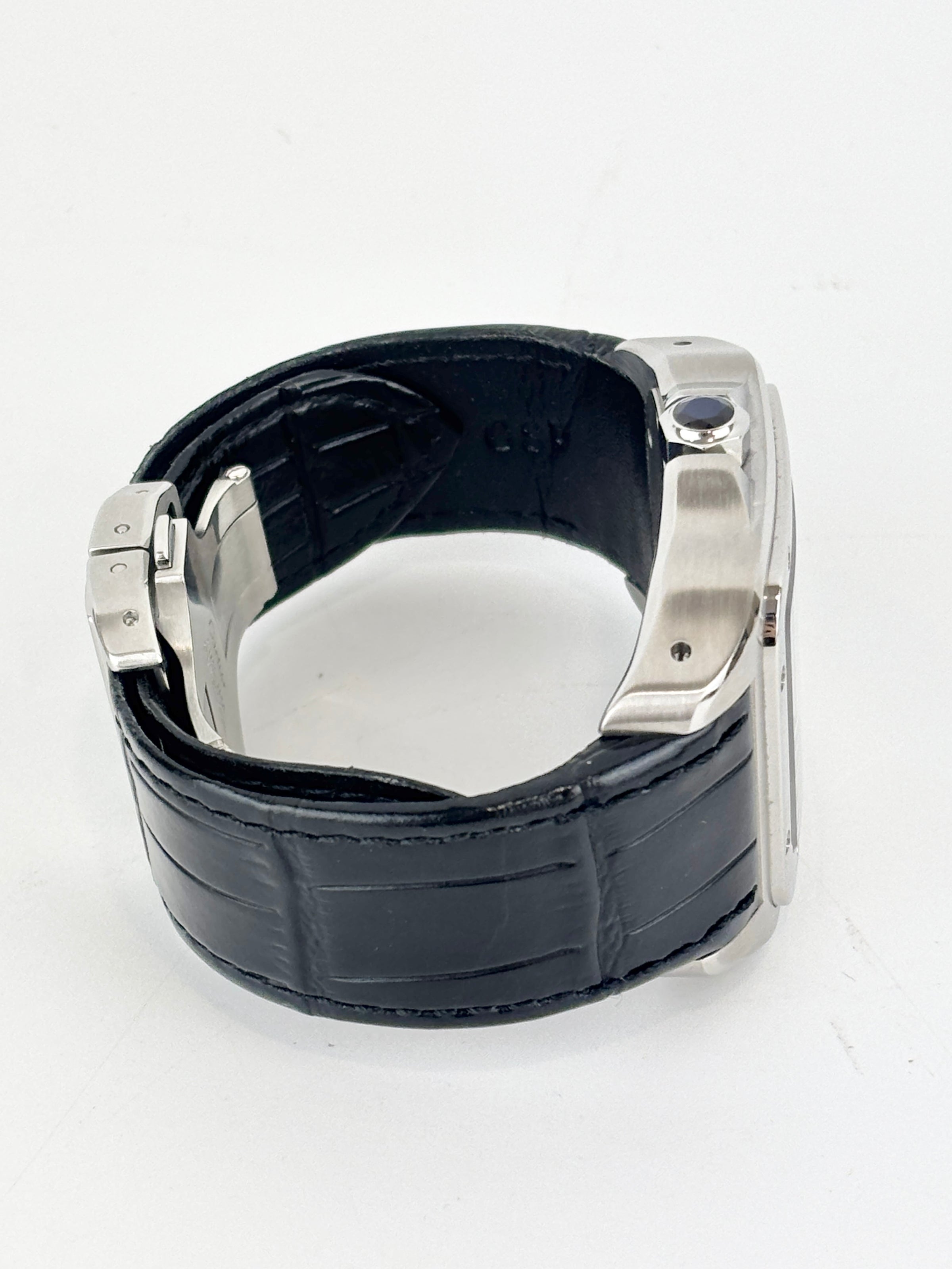 Santos 100 Large Steel Watch