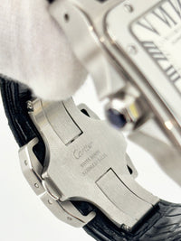Santos 100 Large Steel Watch