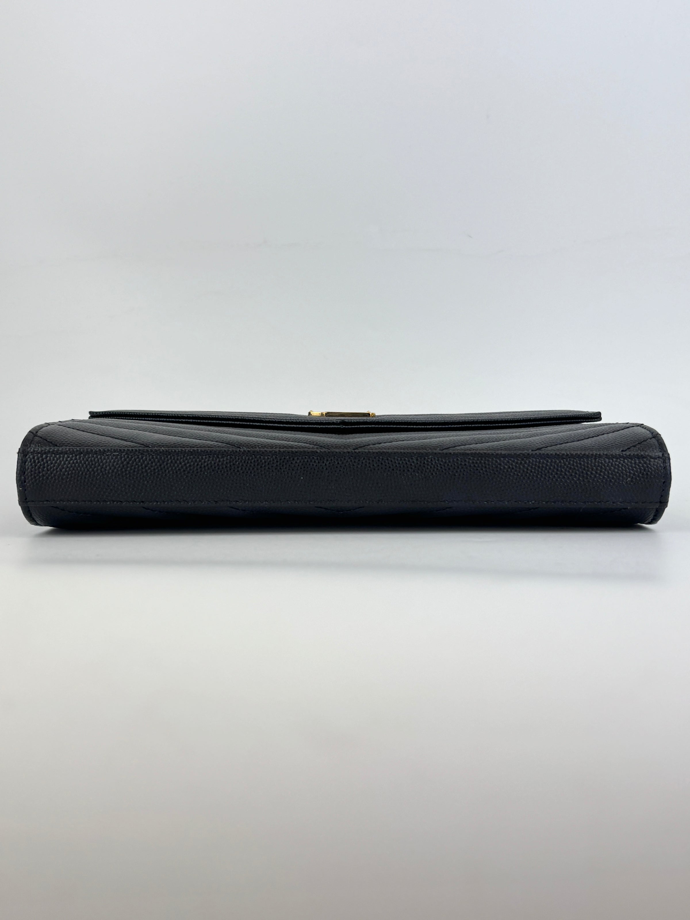 Classic Cassandre Grain De Poudre Leather WOC in Black GHW