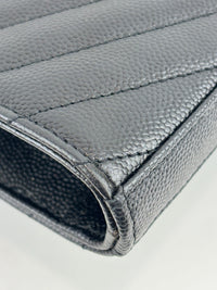 Classic Cassandre Grain De Poudre Leather WOC in Black GHW
