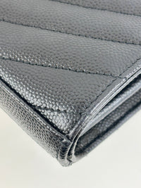 Classic Cassandre Grain De Poudre Leather WOC in Black GHW