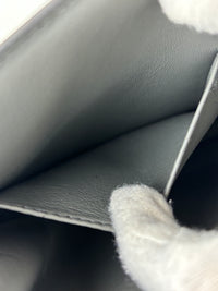 Grey Leather Medium Classic Box Shoulder Bag