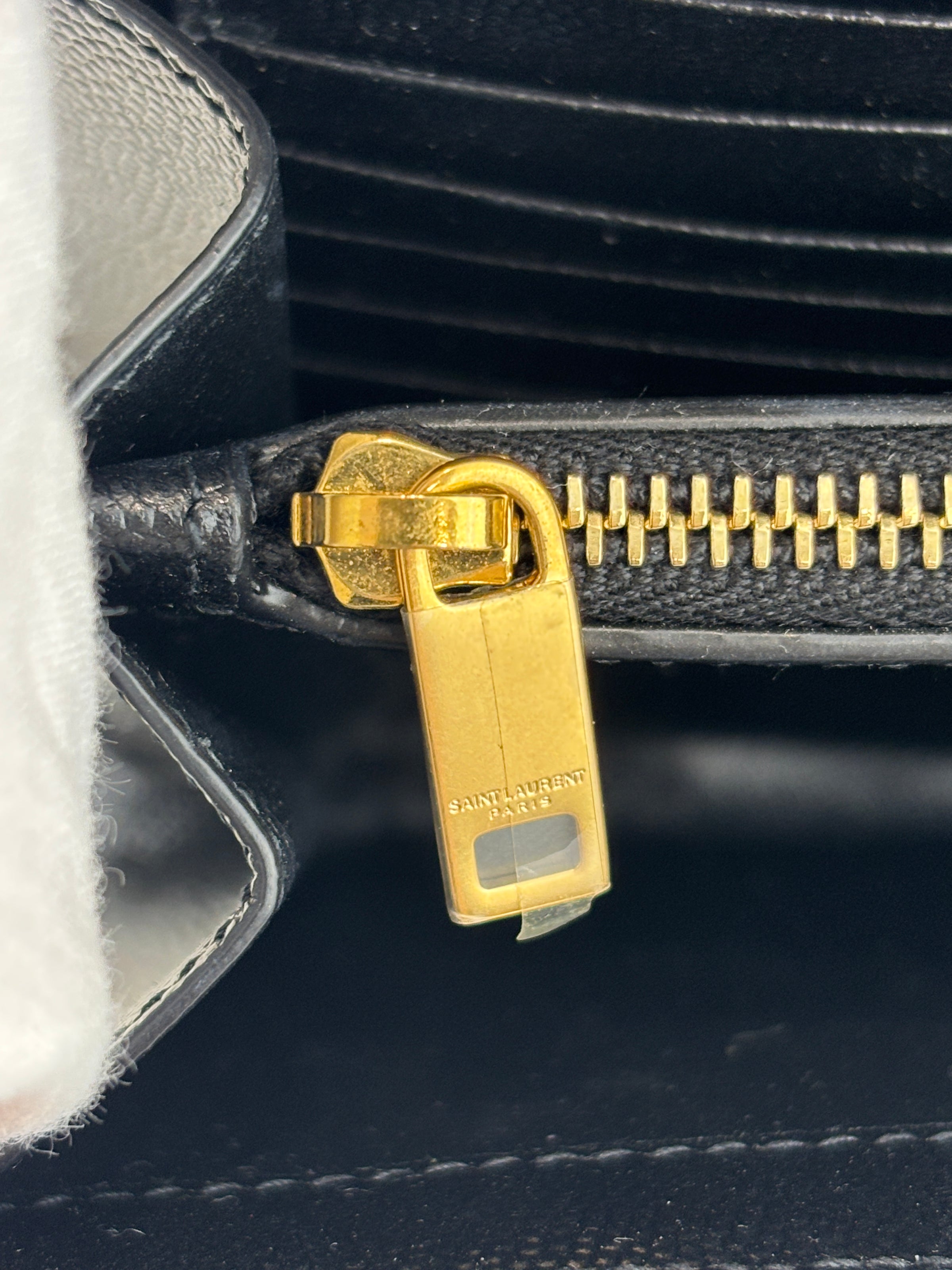 Classic Cassandre Grain De Poudre Leather WOC in Black GHW