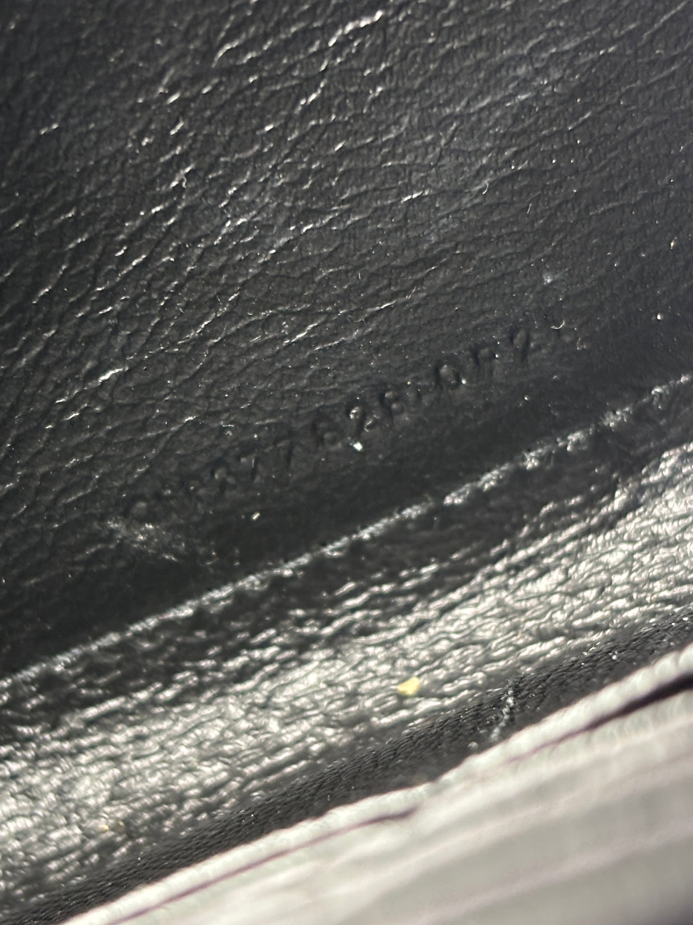 Classic Cassandre Grain De Poudre Leather WOC in Black GHW