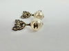 Butterfly with Pearl Drop Earrings