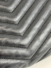 Calfskin Matelasse Chevron Monogram Large Document Holder