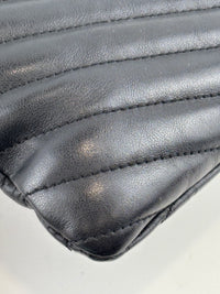 Calfskin Matelasse Chevron Monogram Large Document Holder