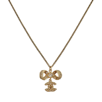 B15 Ribbon Pave Necklace