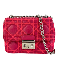 Miss Dior Small Embroidered Pink Leather Bag - Glampot