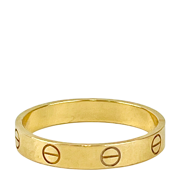 Love Ring Yellow Gold Small Size 60