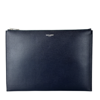 Paris 397294  Zipped Tablet Holder Dark Navy Grain De Poudre-Leather