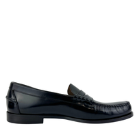 2BD015 Nero Spazzolato Loafers Size 9.5