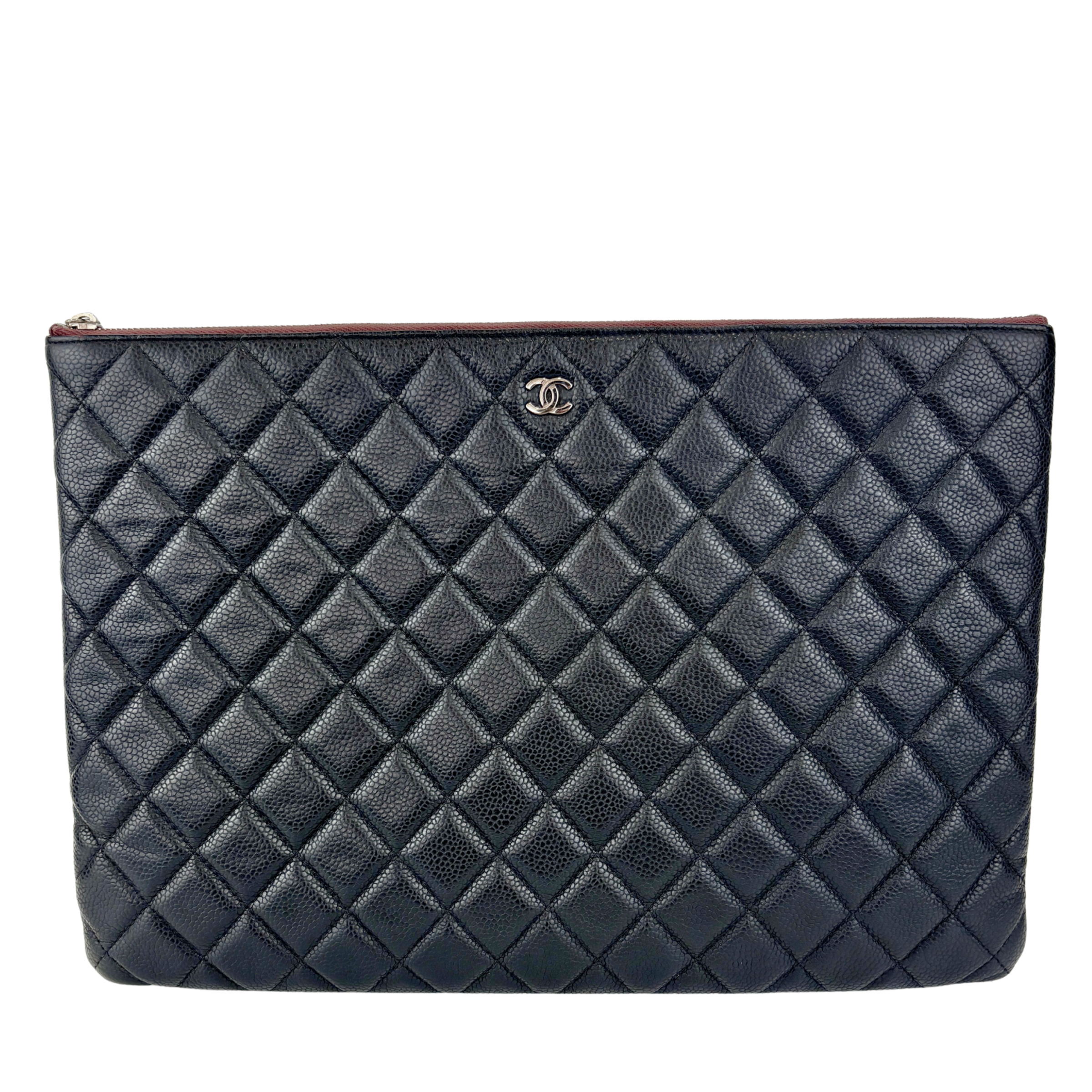 A69251 Large O Case Black Caviar SHW