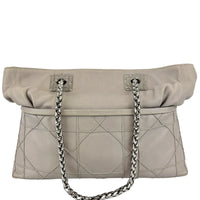 Medium Granville Chain Tote in Grey Cannage Lambskin SHW
