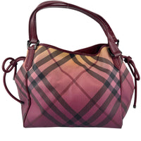 Raspberry Gradient Supernova Check Bilmore Tote Bag