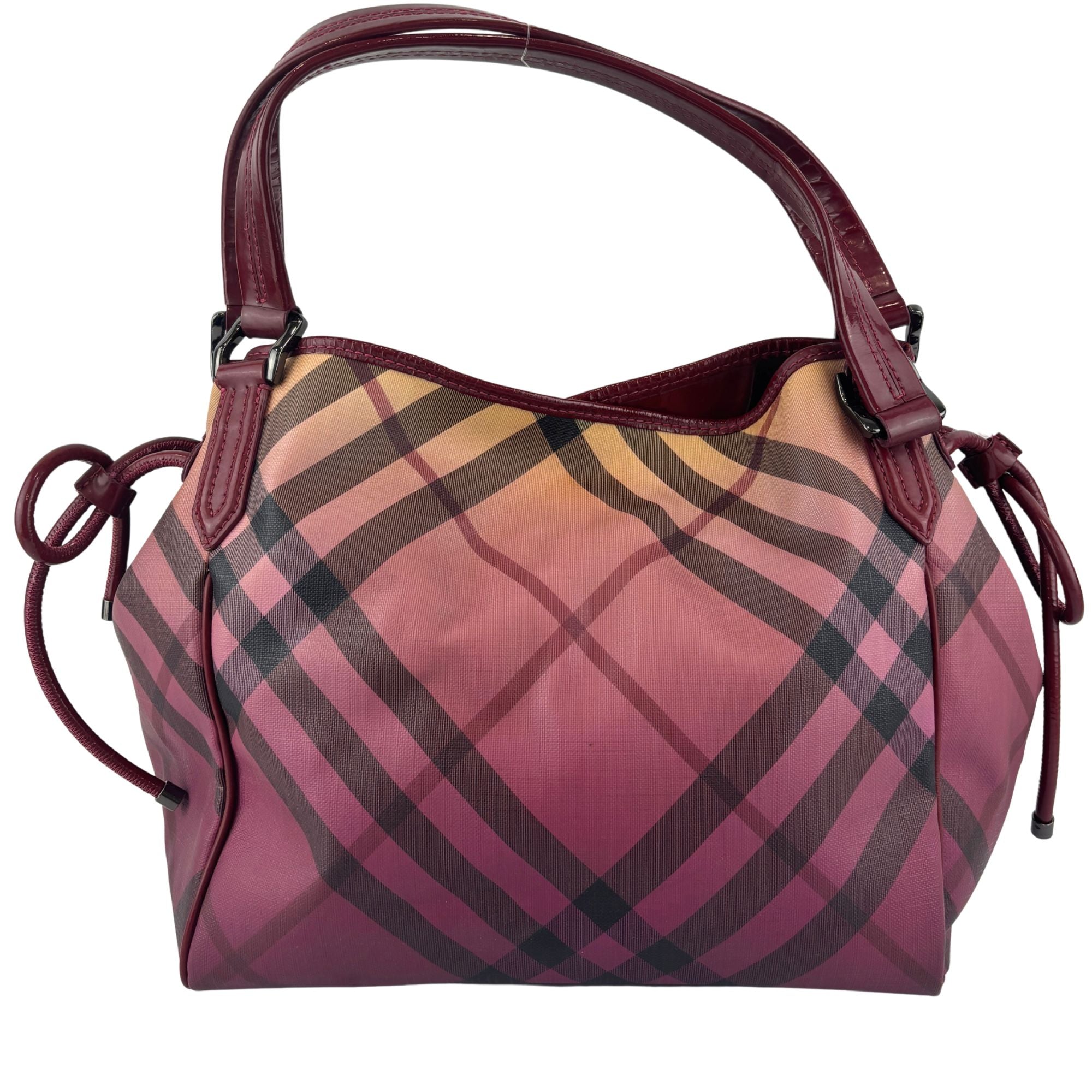 Raspberry Gradient Supernova Check Bilmore Tote Bag