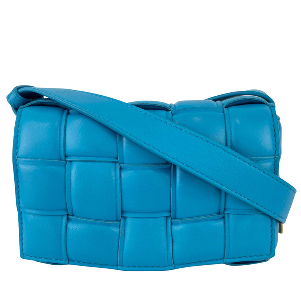 Padded Cassette Bag in Pool Blue GHW