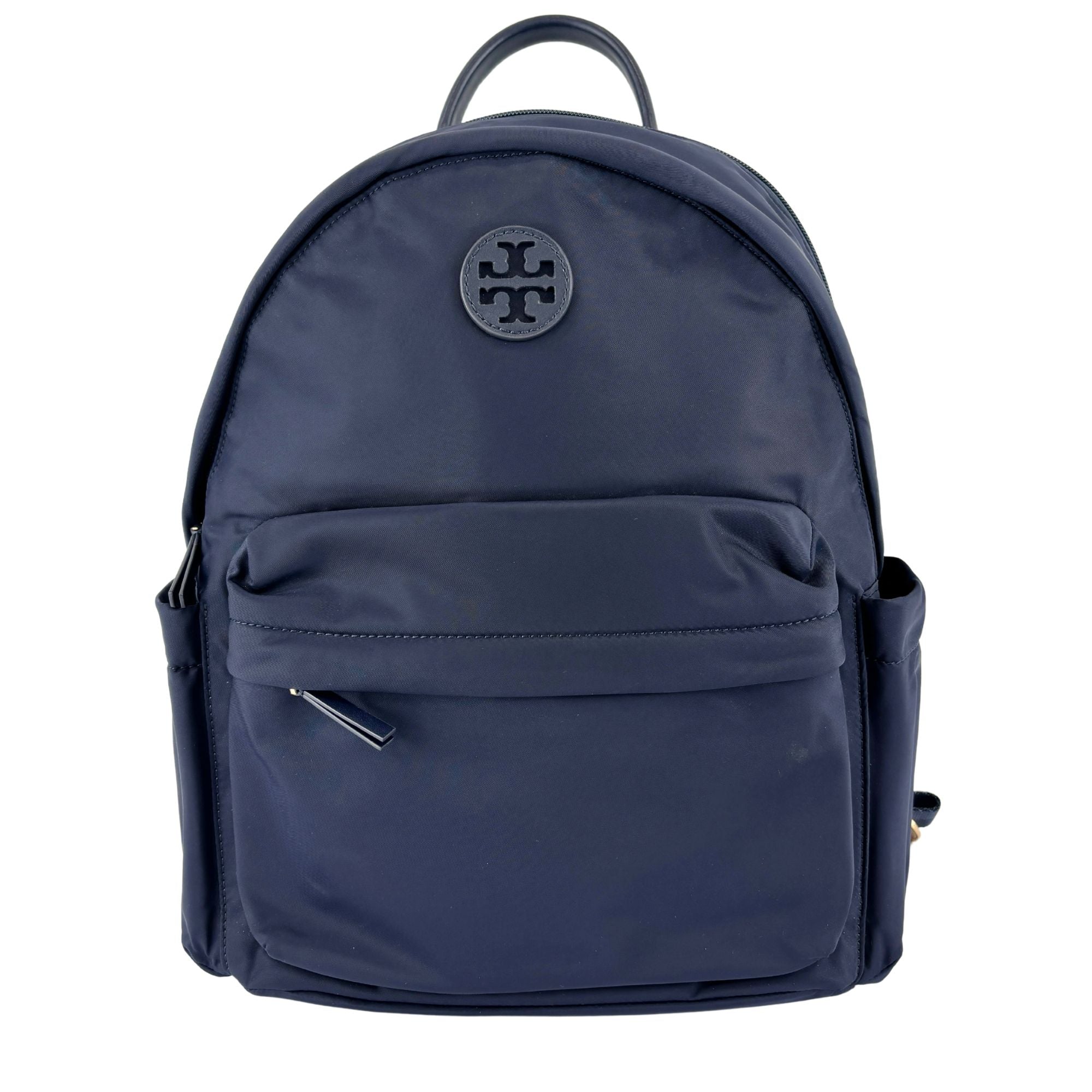 Ella Nylon Backpack in Navy Blue