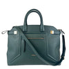 Pine Green Leather Alice Top Zip Satchel&nbsp;