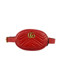 476434 Red GG Marmont Belt Bag