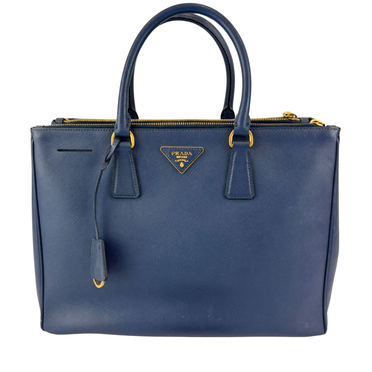 BN1786 Saffiano Lux Tote Large Navy