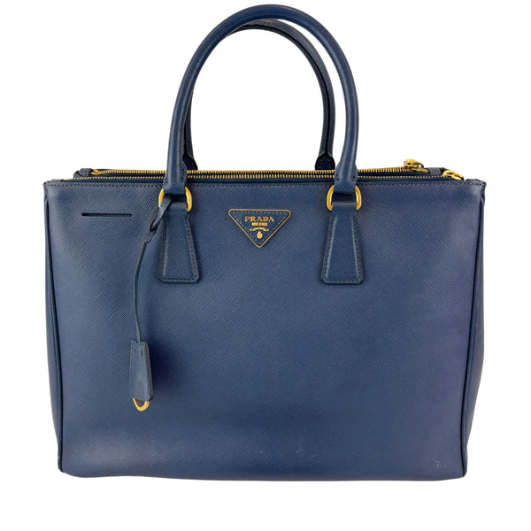 BN1786 Saffiano Lux Tote Large Navy