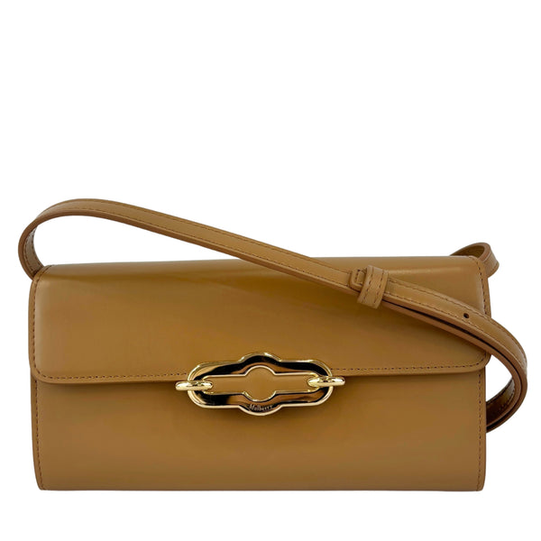 Pimlico Wallet on Strap Sable Super Lux Calf Crossbody