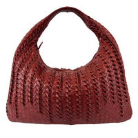 Uluru Red Tornabuoni Goatskin Leather Veneta Vintage Hobo