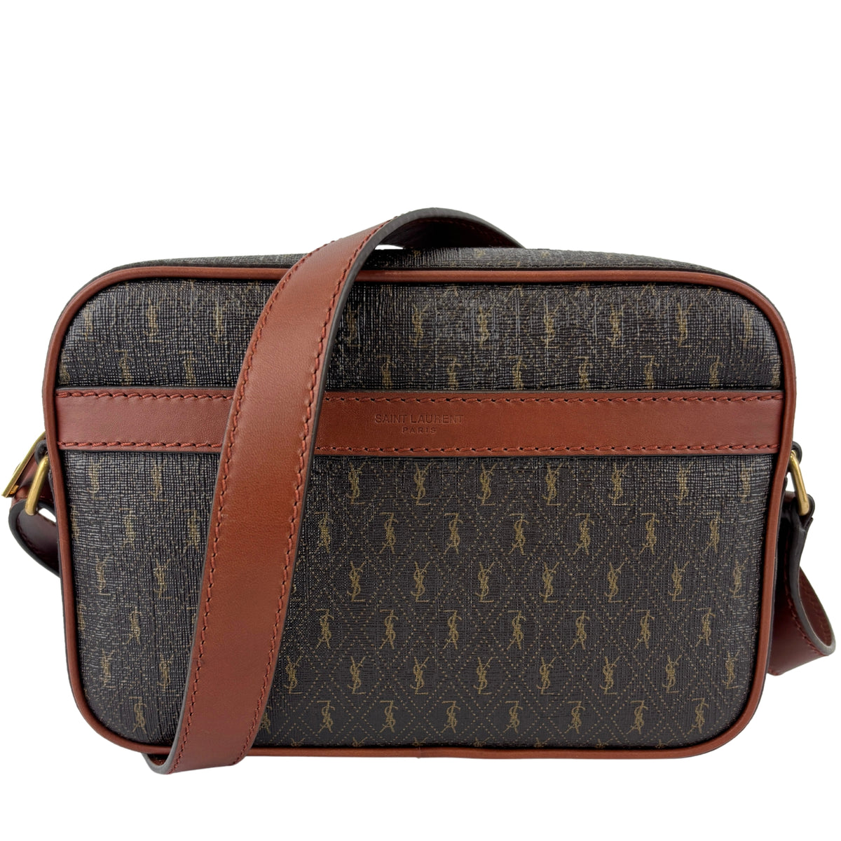 Le Monogramme Camera Bag in Brown Monogram Canvas / Tan Leather Trim