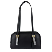 CM565 Swing Zip Shoulder Bag in Black
