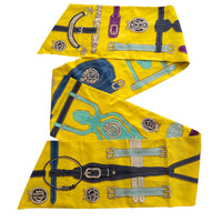 Maxi Twilly 220cm in Multicolour Yellow / Blue